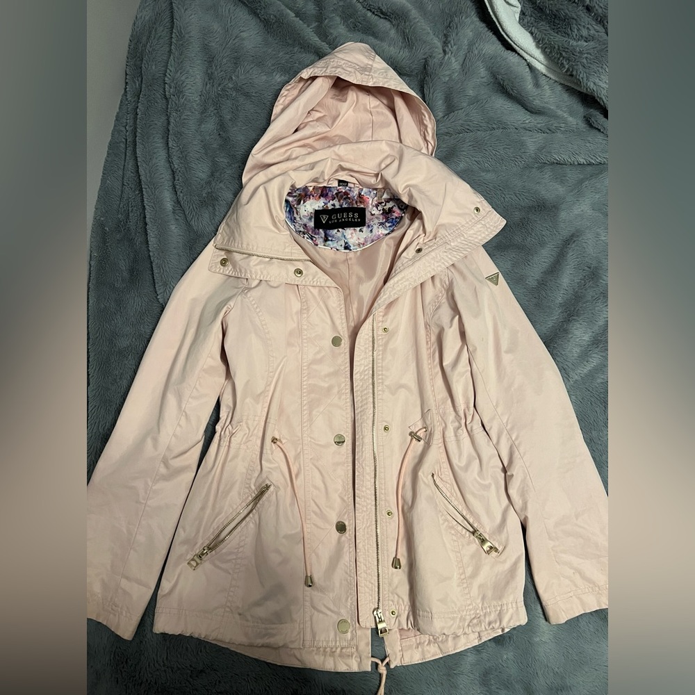 Guess classy rain coat/wind breaker.